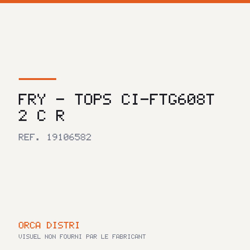 Fry - tops CI-FTG608T 2 C R