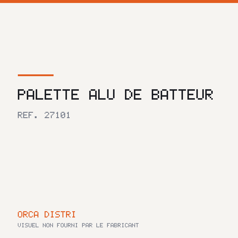 PALETTE ALU DE BATTEUR