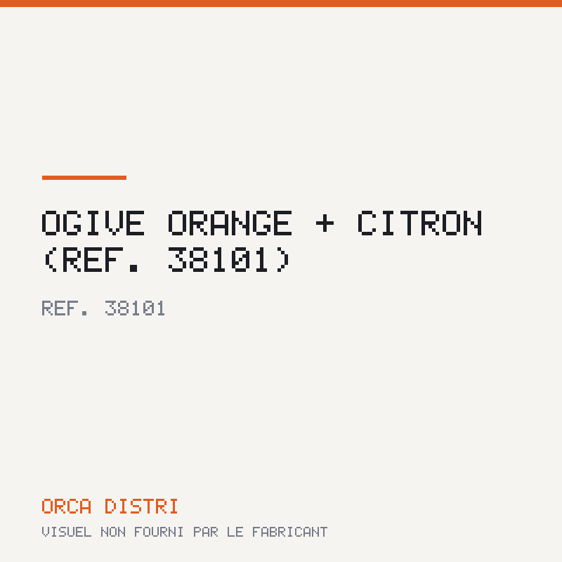 OGIVE ORANGE + CITRON (réf. 38101)