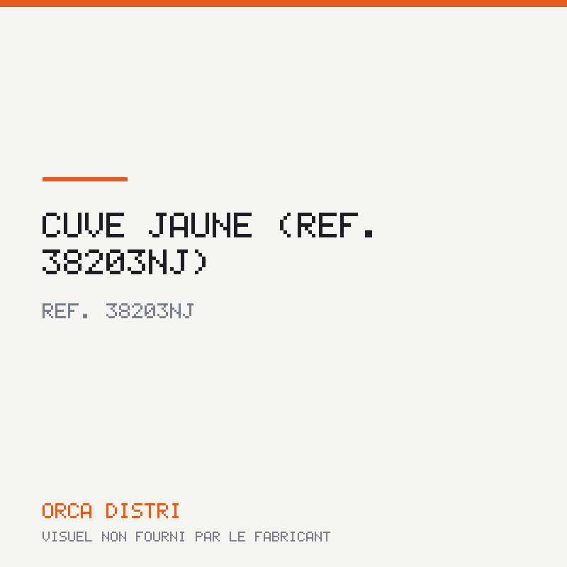 CUVE JAUNE (réf. 38203NJ)