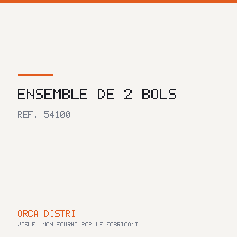 ENSEMBLE DE 2 BOLS