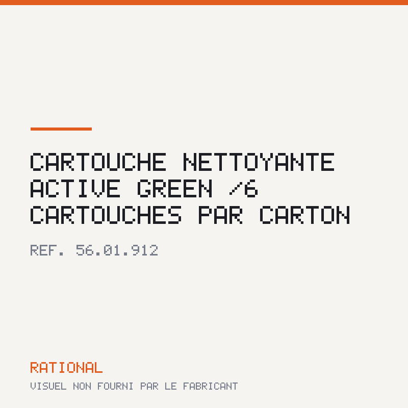 Cartouche nettoyante Active Green /6 cartouches par carton