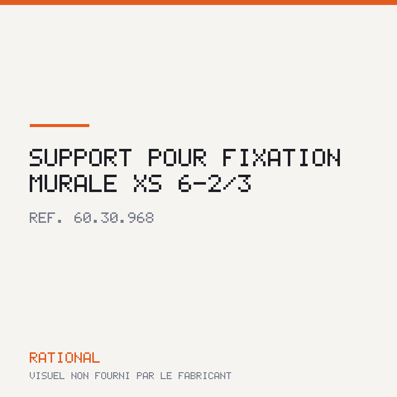Support pour fixation murale XS 6-2/3