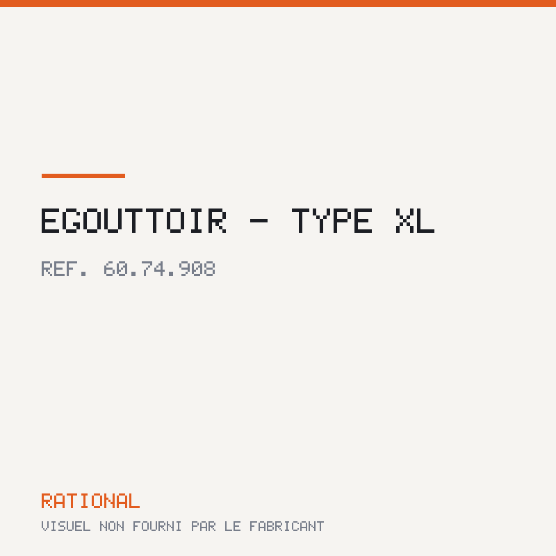 Égouttoir - Type XL