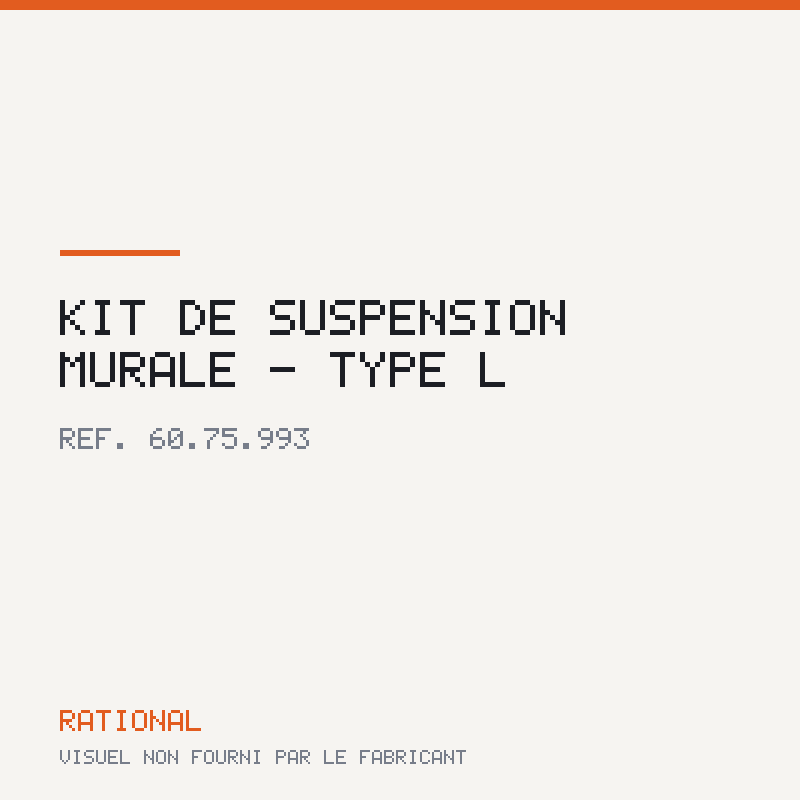 Kit de suspension murale - Type L