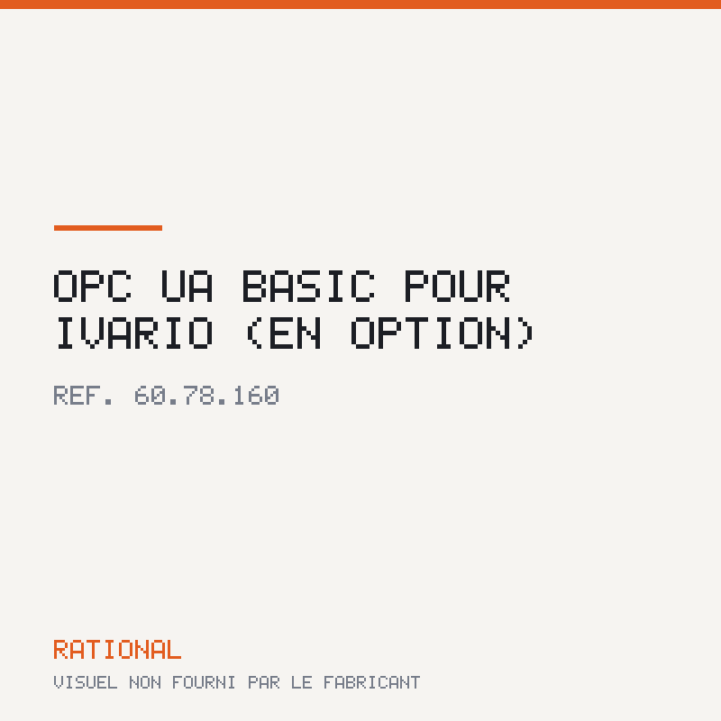OPC UA Basic pour iVario (en option)