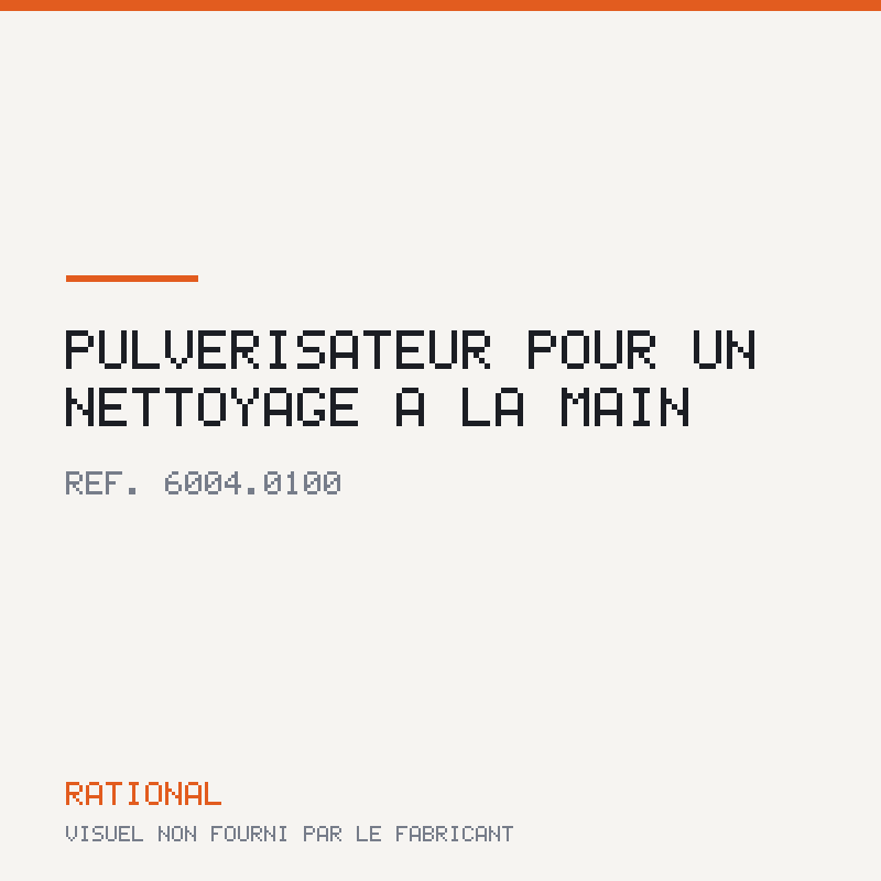 Pulvérisateur pour un nettoyage à la main