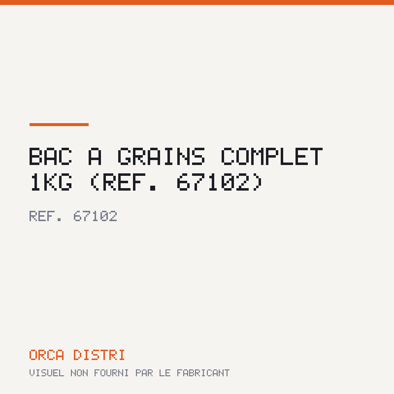 BAC A GRAINS COMPLET 1KG (réf. 67102)