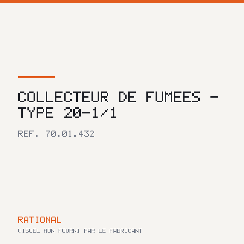 Collecteur de fumées - Type 20-1/1