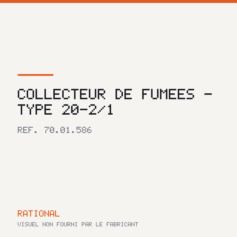 Collecteur de fumées - Type 20-2/1