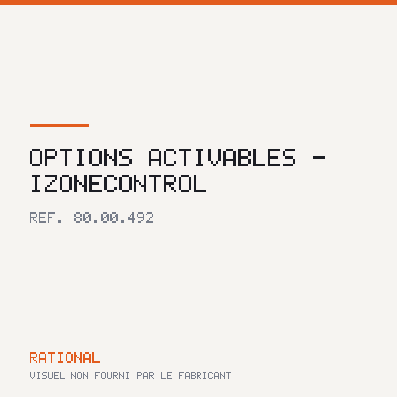 Options activables - iZoneControl