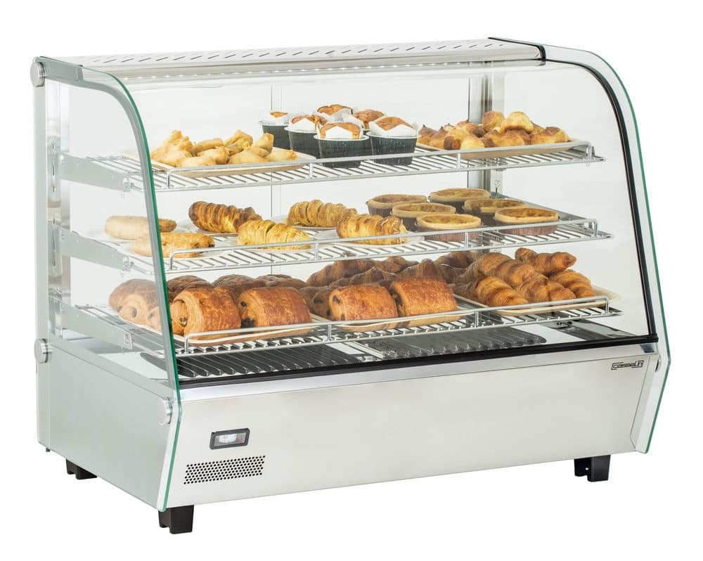 Vitrine chauffante 160L