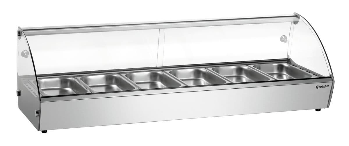 Présentoir chauffant R6 6 x GN 1/3