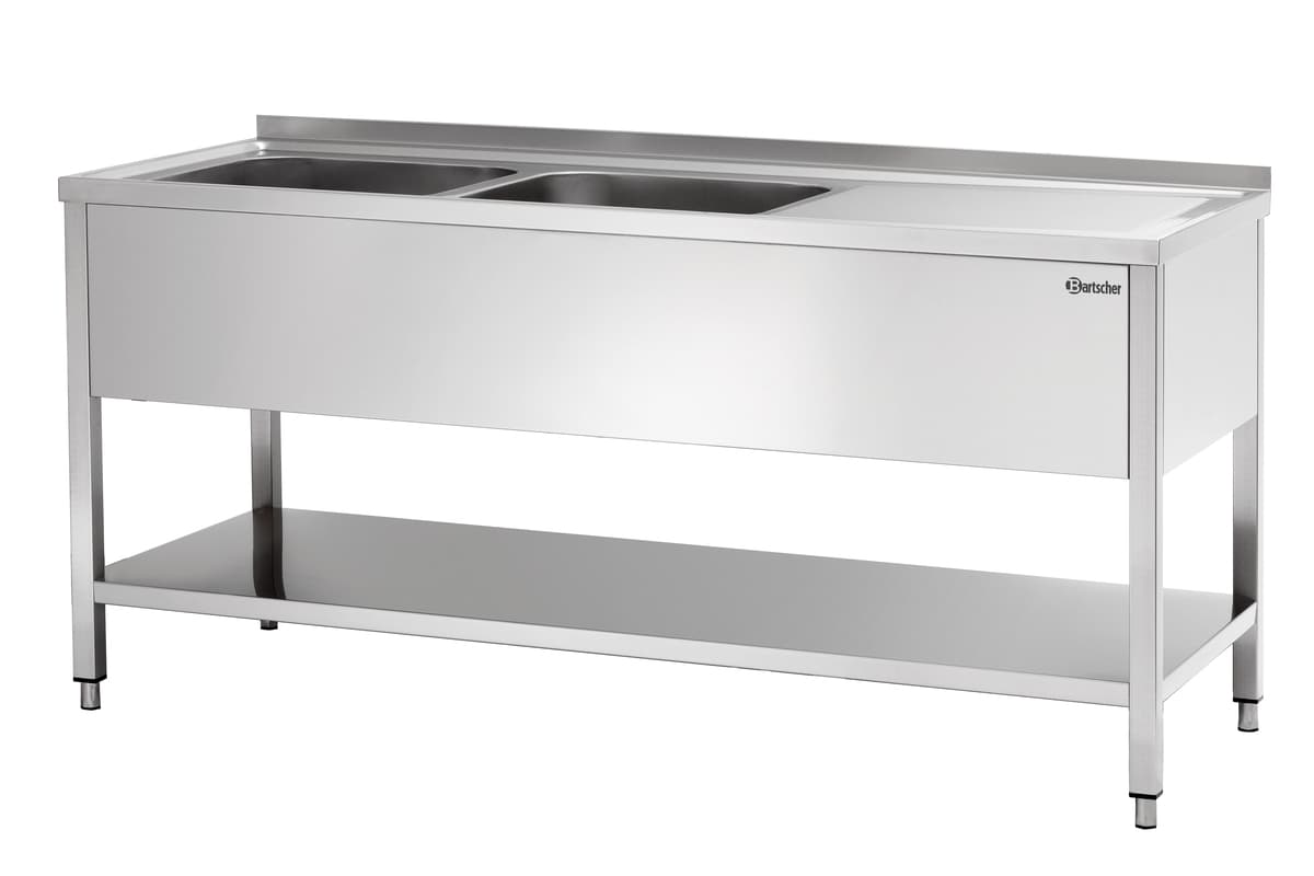 Plonge laverie 700, L1800, 2bass. GA