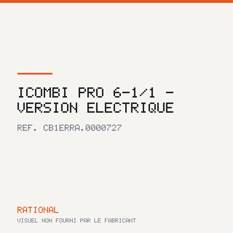 iCombi Pro 6-1/1 - version electrique