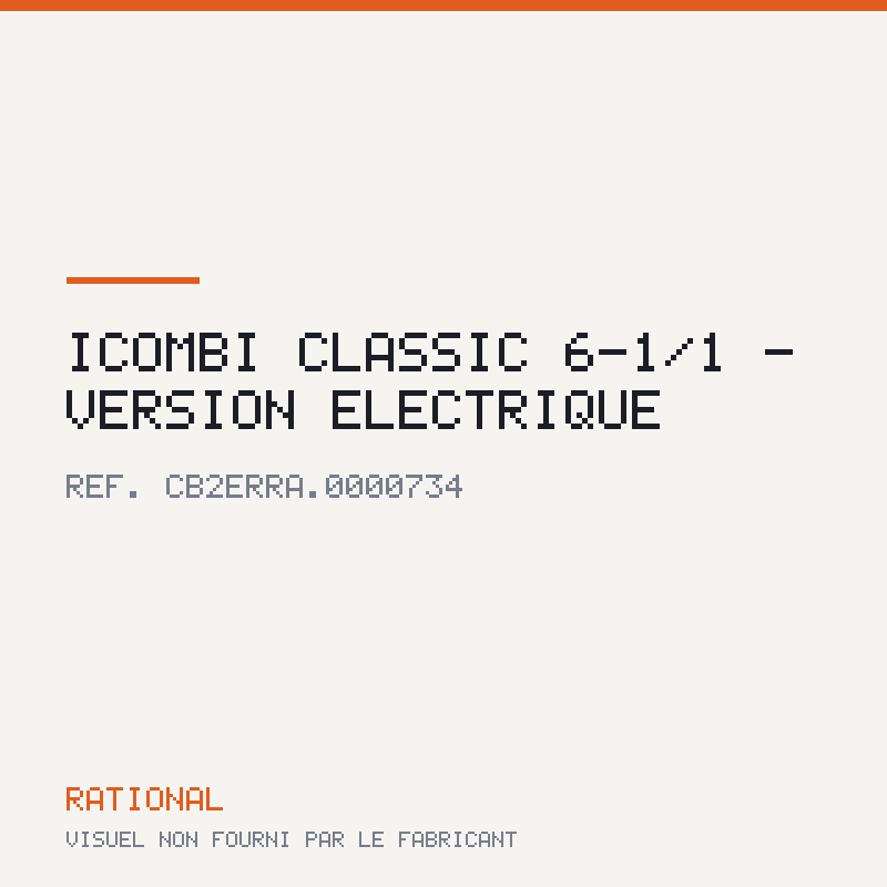 iCombi Classic 6-1/1 - version electrique