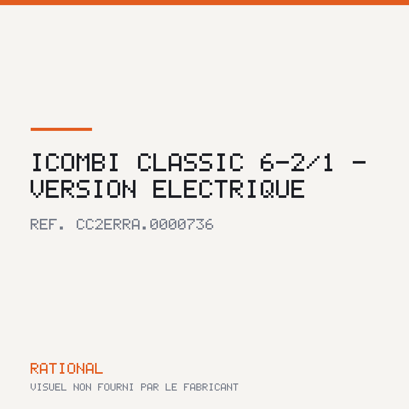 iCombi Classic 6-2/1 - version electrique