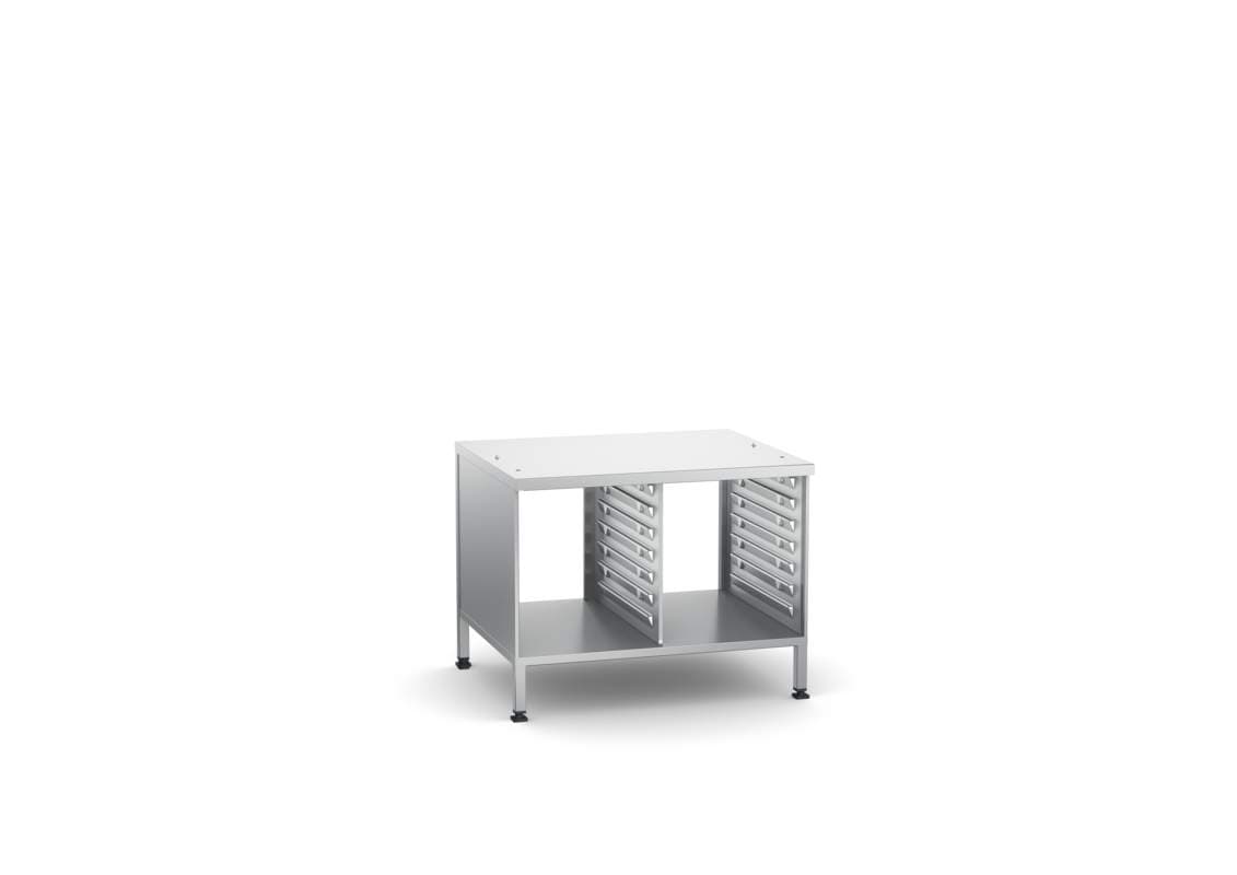 Soubassement II Norme boulanger - Avec roulettes pivotantes réglables en haute...