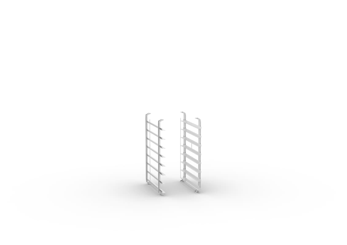 Cadre suspendu modèle 10-1/1 - Norme boulanger (400 × 600 mm), 8 niveaux (écar...