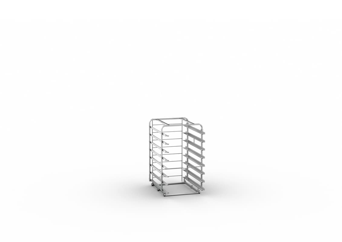 Cadre mobile type 10-1/1 - Norme boulanger (400 × 600 mm), 8 niveaux (écart en...