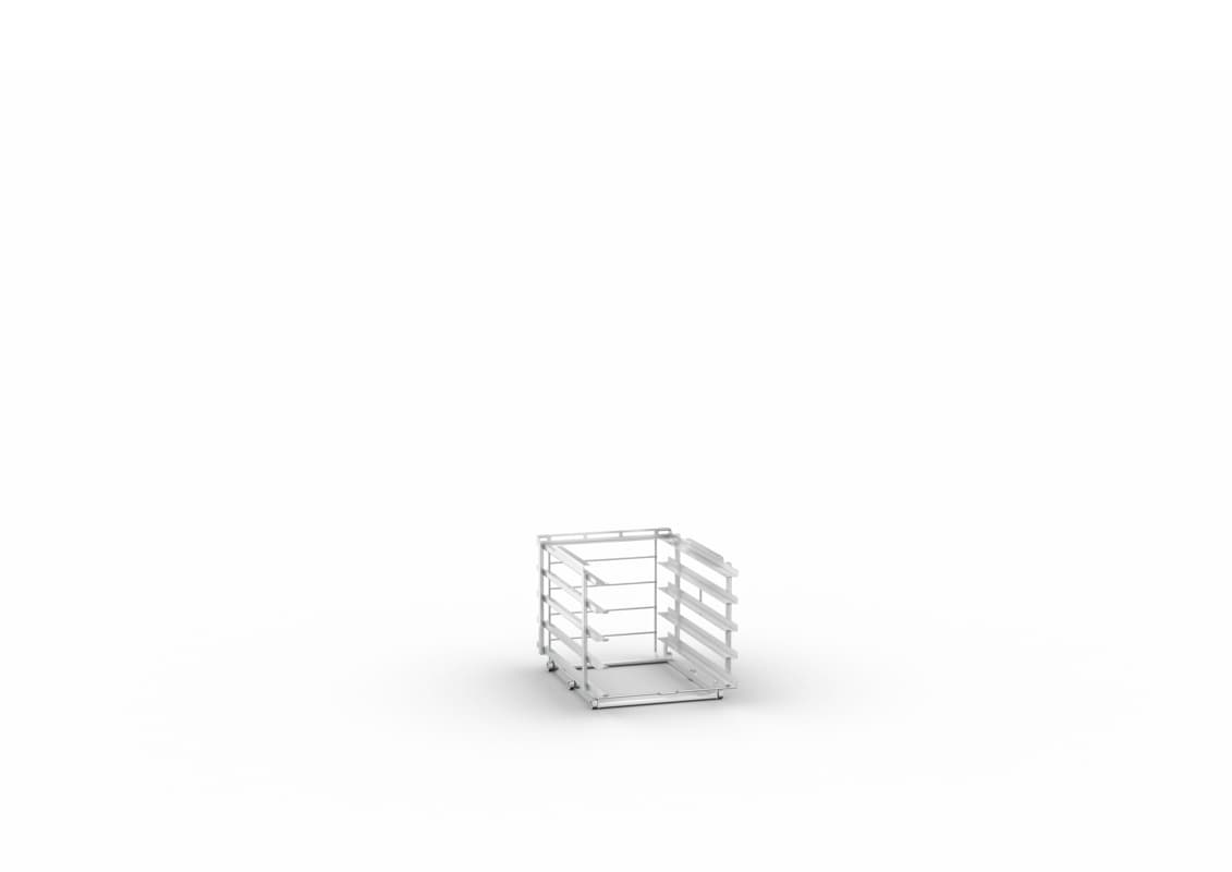 Cadre mobile type 6-1/1 - Norme boulanger (400 × 600 mm), 5 niveaux (écart ent...