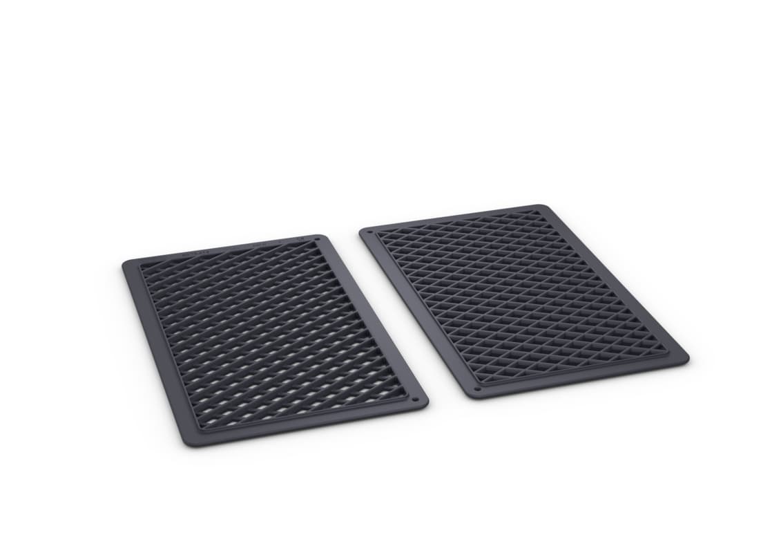 Plaque à grillade quadrillée - 2/3 GN (325 × 354 mm)