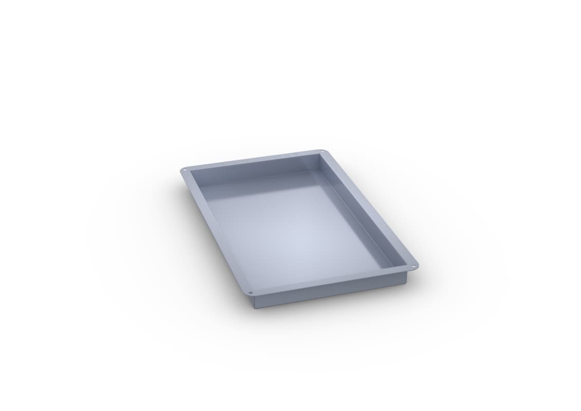 Plat en granit émaillé - 1/1 GN (325 × 530 mm), 100 mm de profondeur
