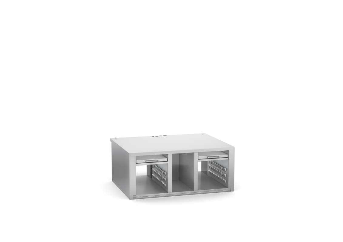 Soubassement pour installation sur socle avec cadre - Type 2-S, dimensions L |...