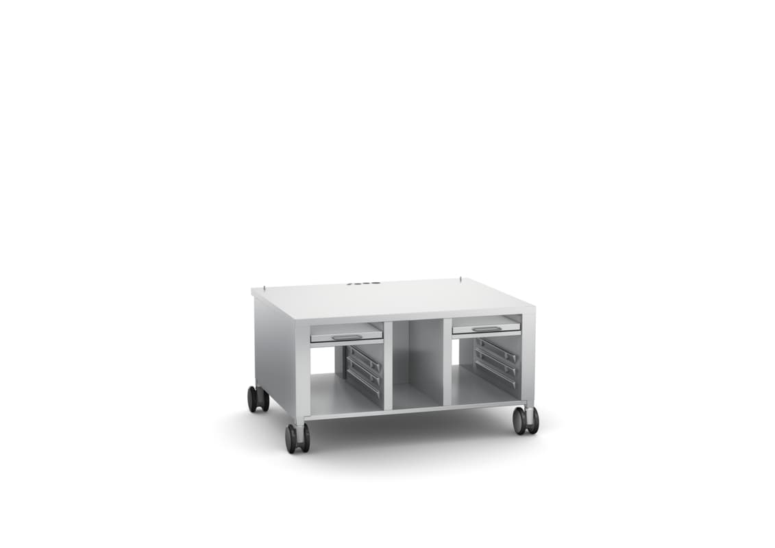 Soubassement avec roulettes pivotantes - Type 2-S, dimensions L | P | H : 1145...