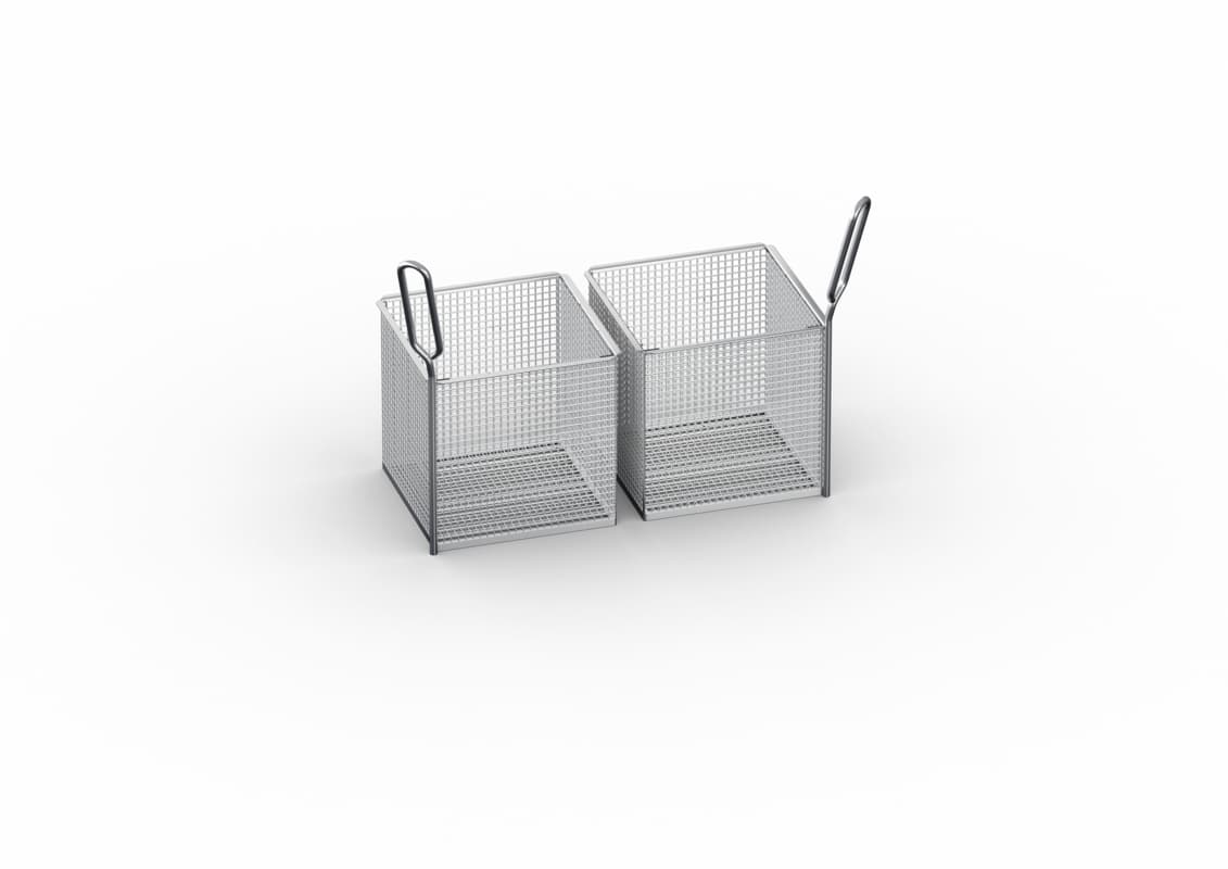 Kit de 2 paniers « portion » 1/6 GN (176 × 162 mm) de friture