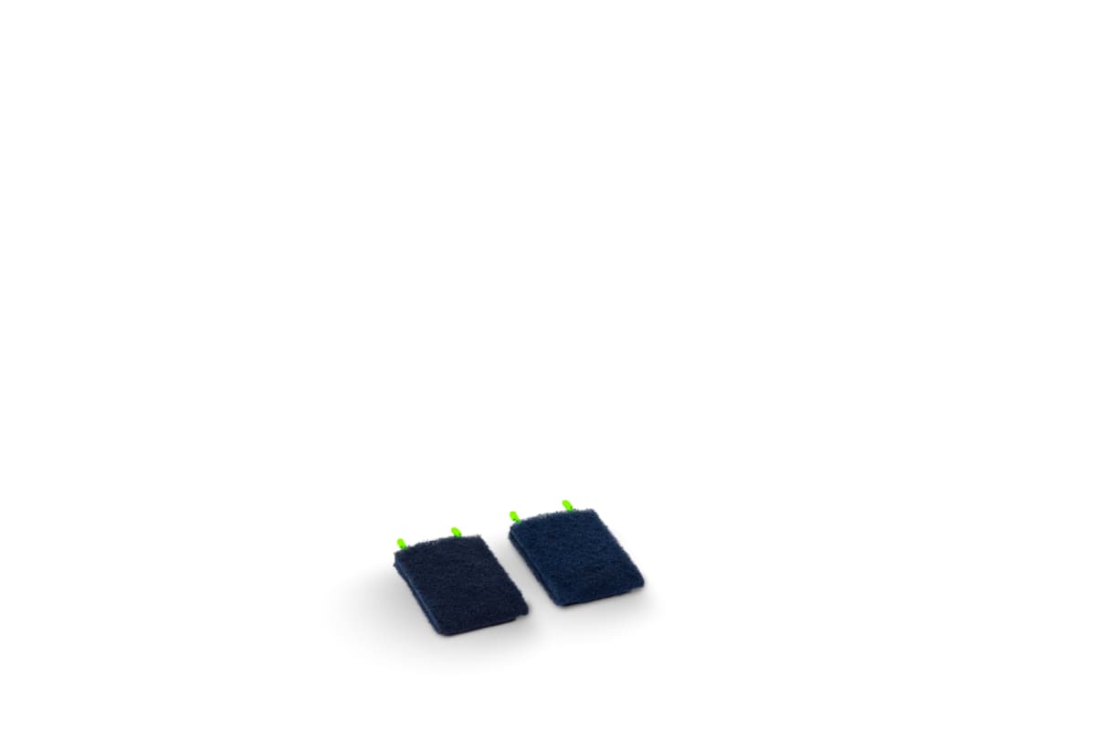 Kit comprenant 2 tampons de nettoyage durs