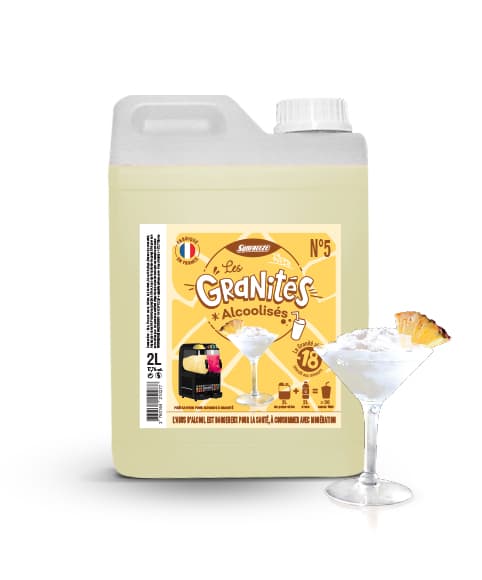 PINA COLADA Granités alcoolisés