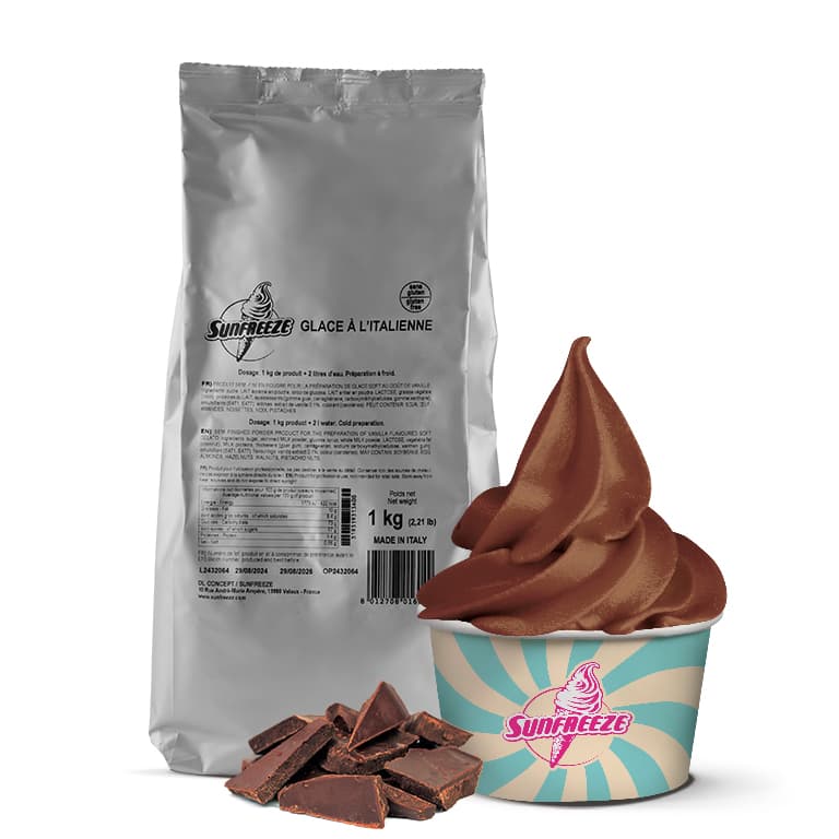 PREPARATION GLACE A L'ITALIENNE
CHOCOLAT