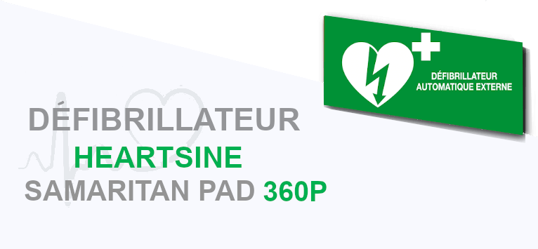 Défibrillateur Samaritan Pad 360P HeartSine | Sac de transport