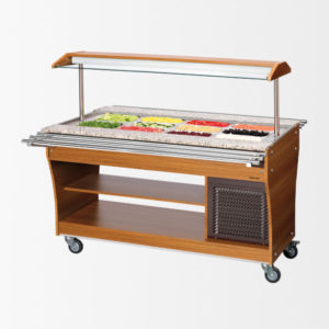 Chariot buffet froid 4×1/1 GN