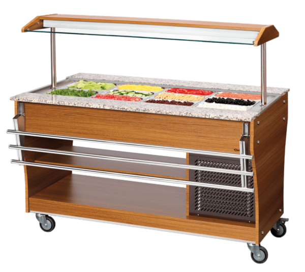 Chariot buffet froid 4x1/1 GN