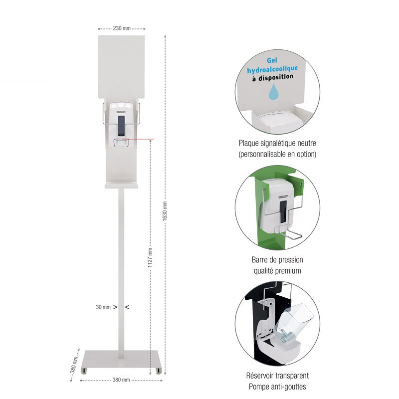 Distri Gel Coude – distributeur de gel désinfectant en libre-service