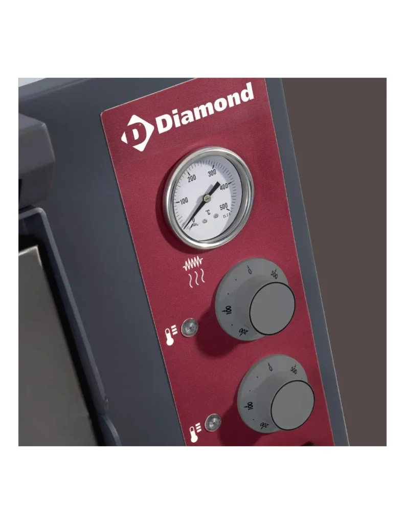 Four à pizza 2 chambres Diamond pizza Ø 350 mm