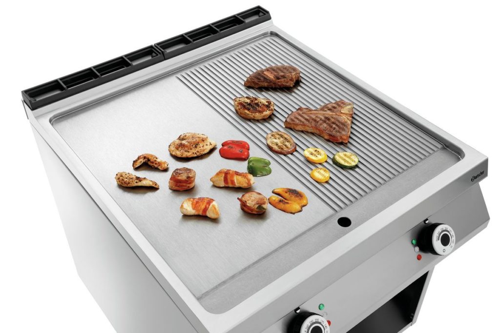 Plaque à snacker électrique 1/2+1/2, PO