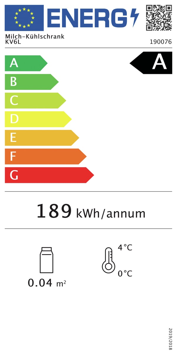 Réfrigérateur à lait KV6L