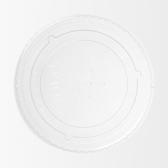 Couvercles plats avec croisillon adaptés aux gobelets 37.5 cl (12 OZ.)