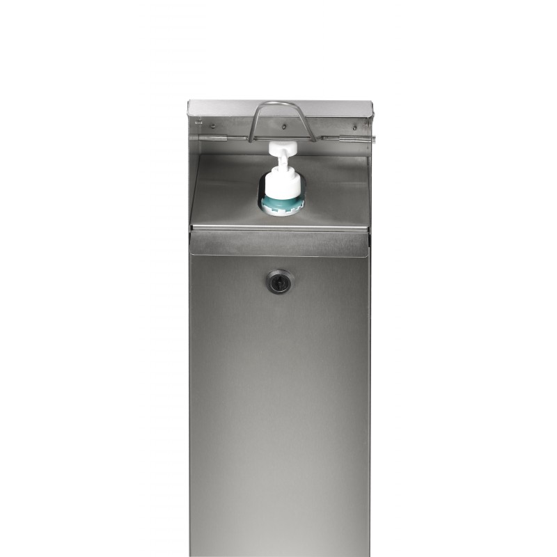 Borne distributrice de gel désinfectant pour bouteille 1 litre