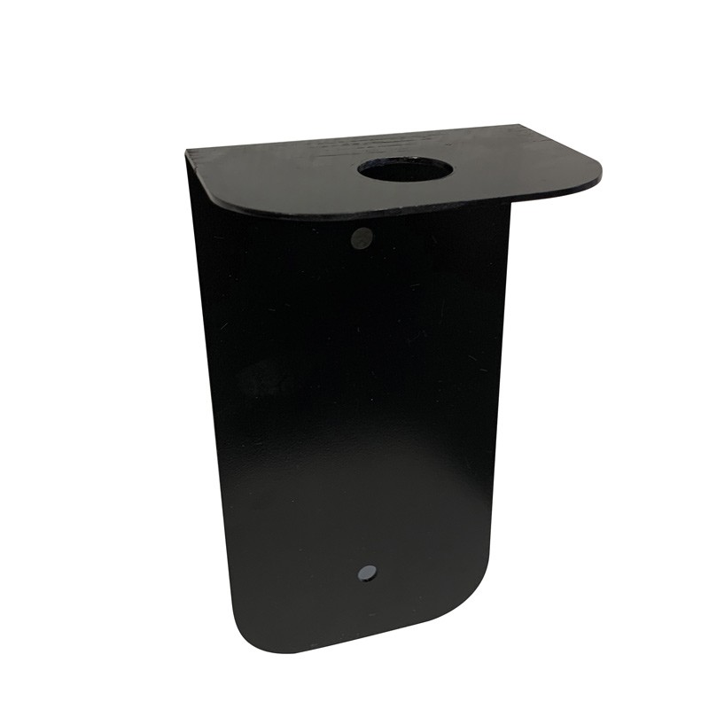 Applique murale pour bouteille de désinfectant avec bouchon type push