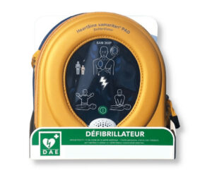 Le défibrillateur HeartSine Samaritan Pad 360P | Support mural