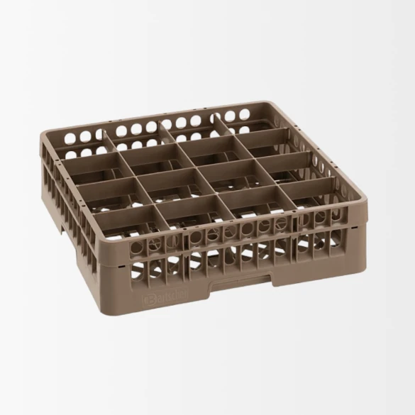 Casier verres 16 compartiments/123 mm