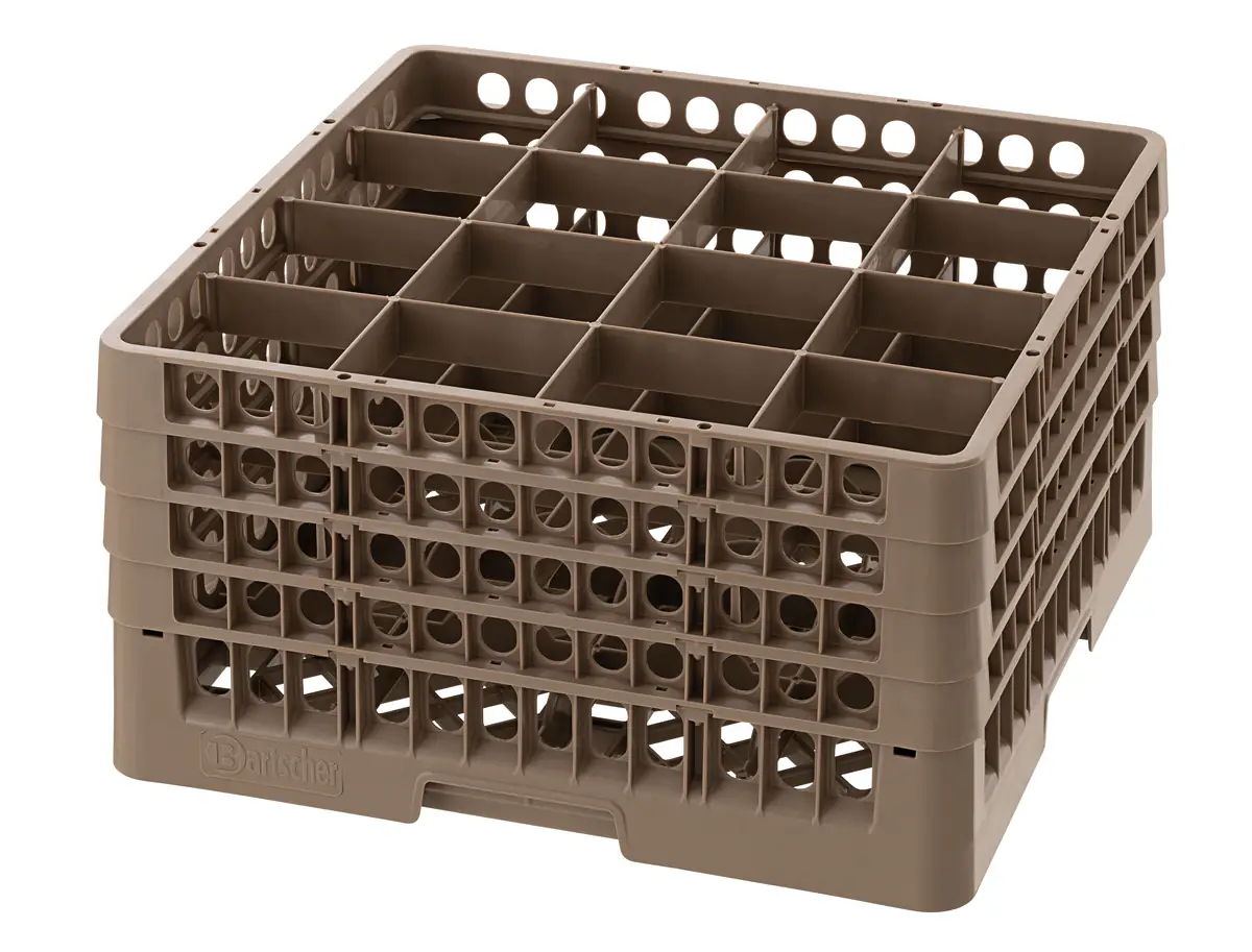 Casier verres 16 compartiments/245 mm