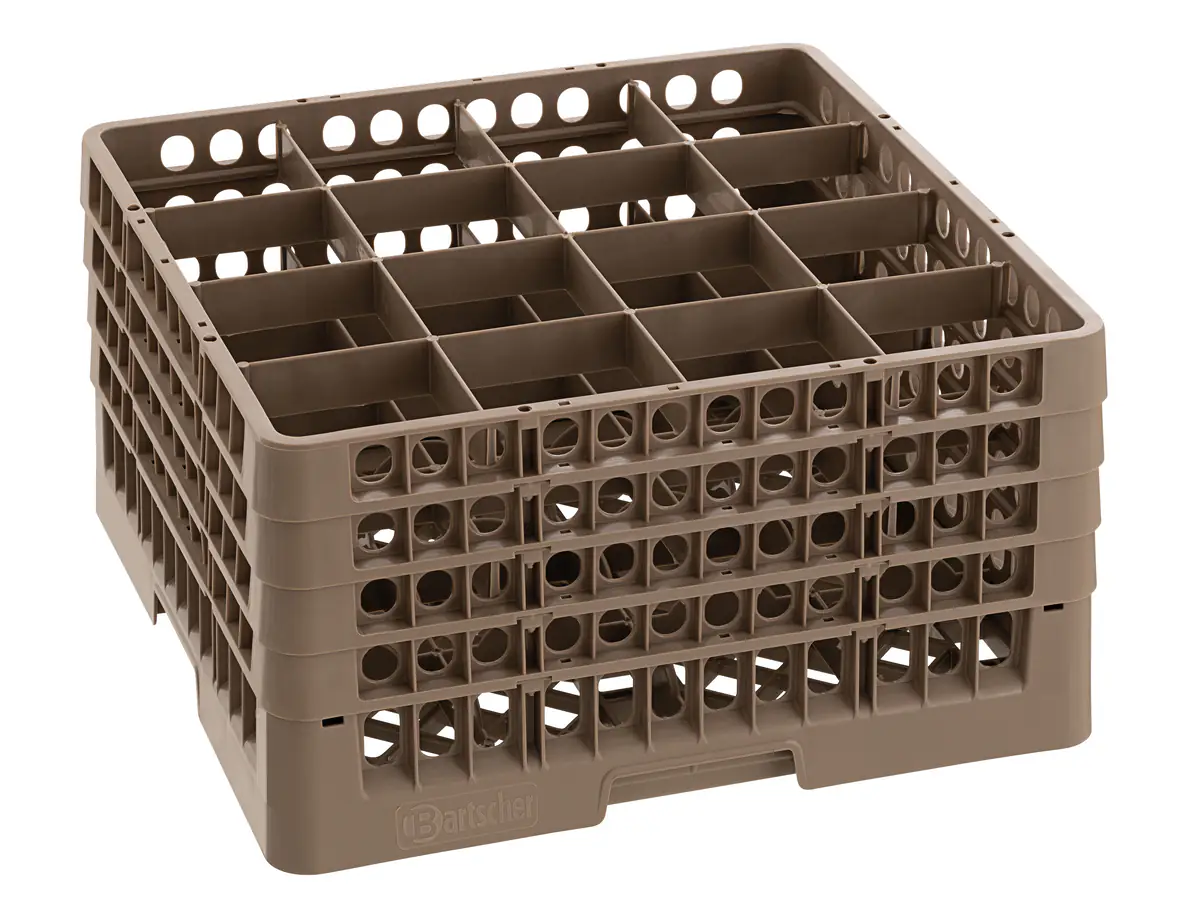 Casier verres 16 compartiments/245 mm