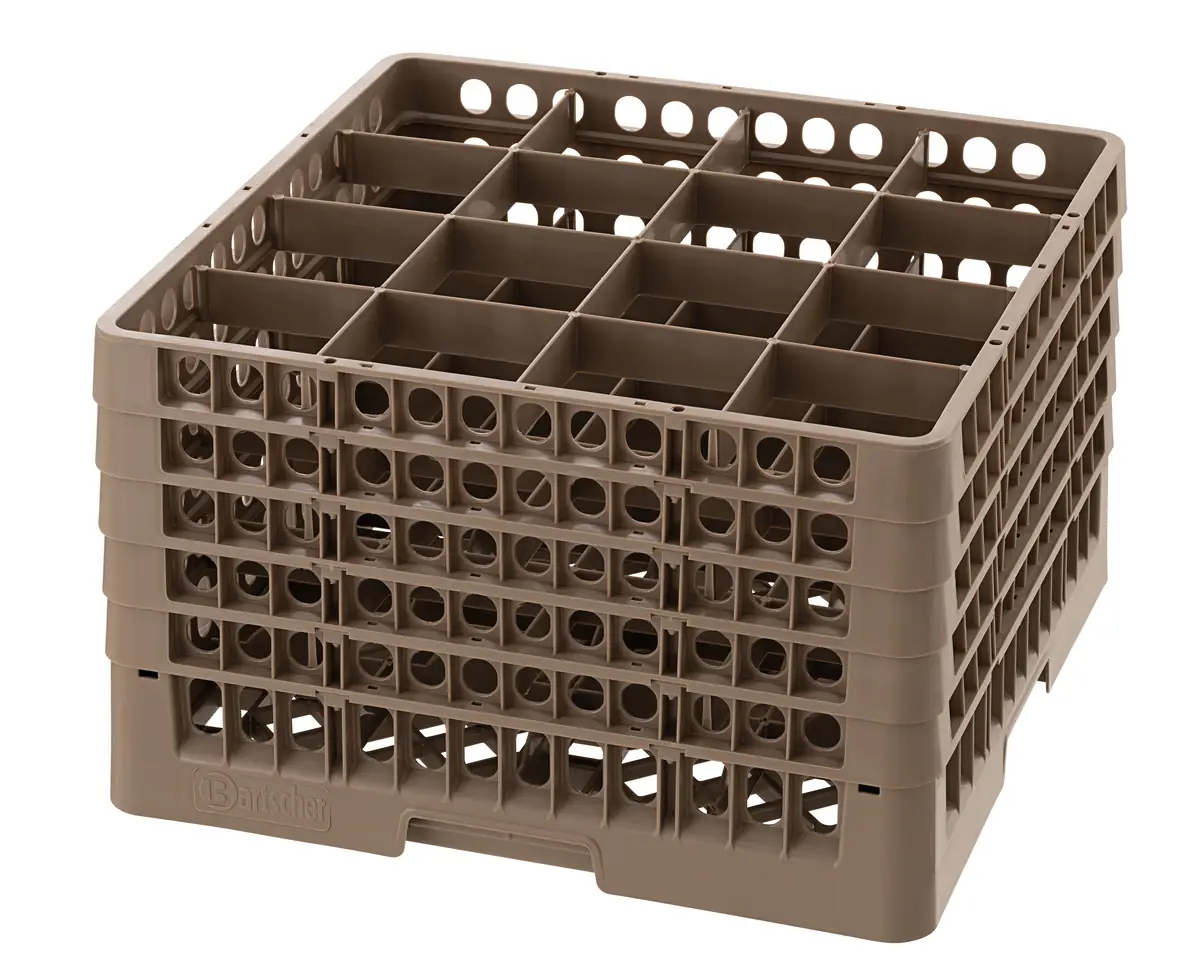 Casier verres 16 compartiments/285 mm
