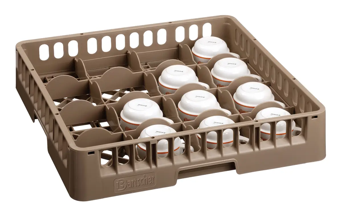 Casier verres 16 compartiments/83 mm