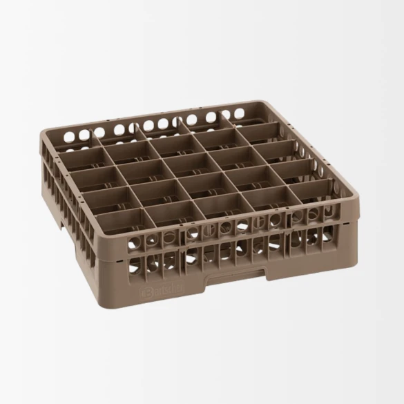 Casier verres 25 compartiments/123 mm